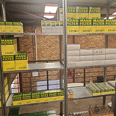Mann vacuum pump filters in stock