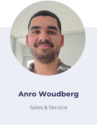 Anro Woudberg, sales and service technician at Just Pumps Cape Town