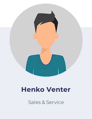 Henko Venter, sales and service at Just Pumps Cape Town