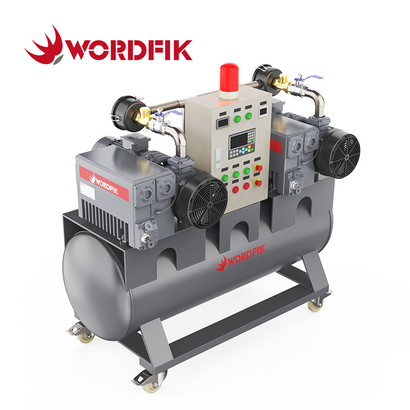 Wordfik oil sealed rotary vane multi pump vacuum system